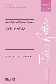 Ave Maria SATB/SATB choral sheet music cover Thumbnail